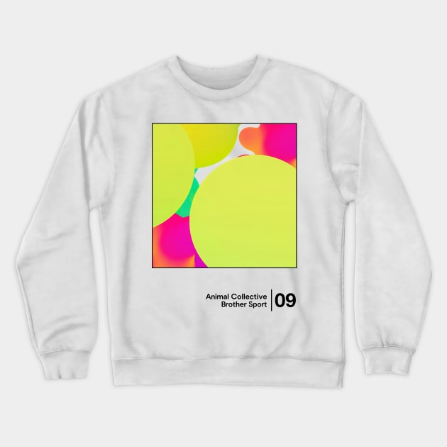 Animal Collective / Minimal Graphic Design Tribute Crewneck Sweatshirt by saudade